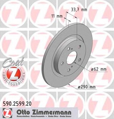 Тормозной диск coat z