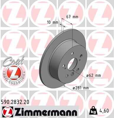 Тормозной диск coat z