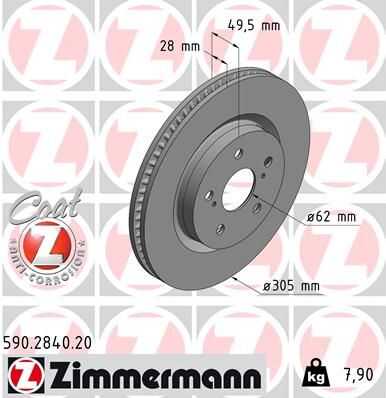 Тормозной диск coat z