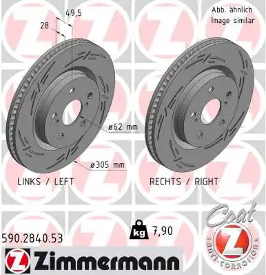 Тормозной диск black z