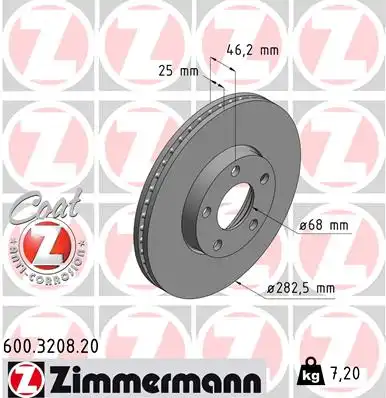 Тормозной диск coat z