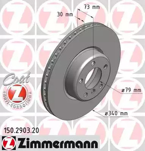 Тормозные диски ZIMMERMANN 150.2903.20