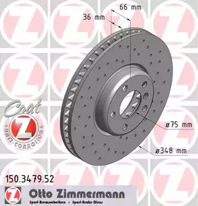 Тормозные диски ZIMMERMANN 150.3479.52