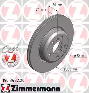 Тормозные диски ZIMMERMANN 150.3482.20