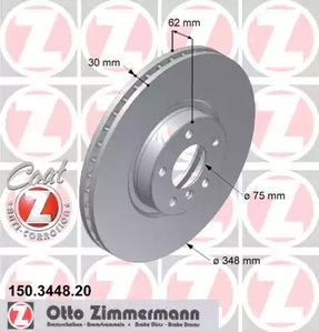 Тормозные диски ZIMMERMANN 150.3448.20