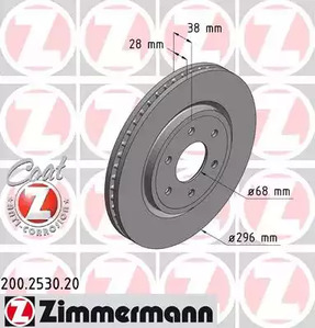 Тормозной диск coat z