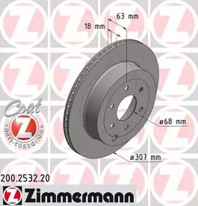 Тормозной диск coat z