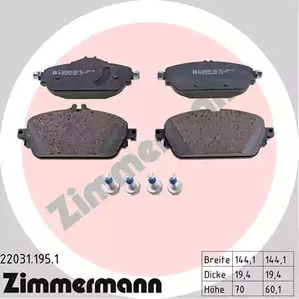 Тормозные колодки ZIMMERMANN 22031.195.1