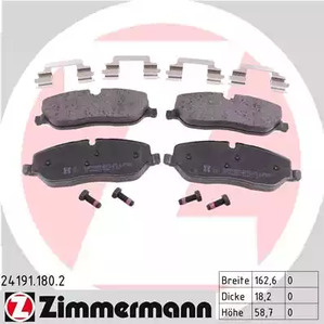 Тормозные колодки ZIMMERMANN 24191.180.2