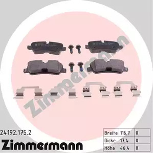 Тормозные колодки ZIMMERMANN 24192.175.2