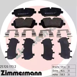 25720.173.2 ZIMMERMANN Тормозные колодки