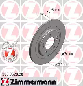 Тормозной диск coat z