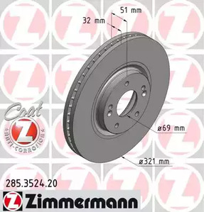 Тормозной диск coat z