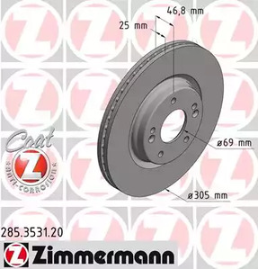 Тормозной диск coat z
