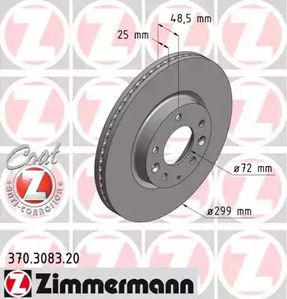 Тормозной диск coat z