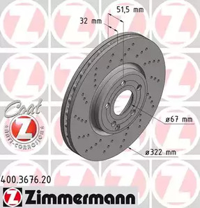 Тормозной диск coat z