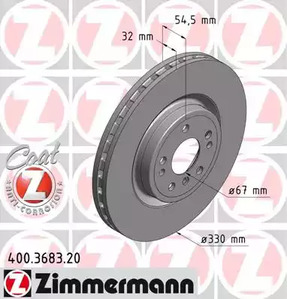 Тормозной диск coat z