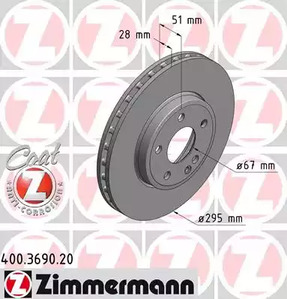 Тормозной диск coat z