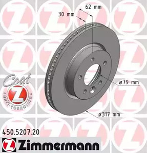 тормозные диски ZIMMERMANN 450.5207.20