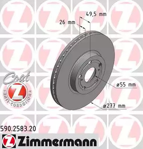 Тормозной диск coat z