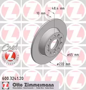 600.3241.20 ZIMMERMANN Тормозные диски