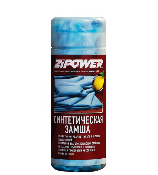 PM0927 ZIPOWER Салфетка замшевая