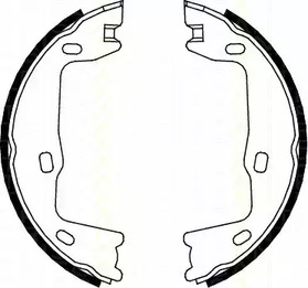 810024005 TRISCAN Комплект тормозных колодок, стояночная тормозная система