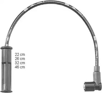 ZEF1546 BERU Комплект проводов зажигания