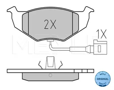025 218 6817/W MEYLE Тормозные колодки