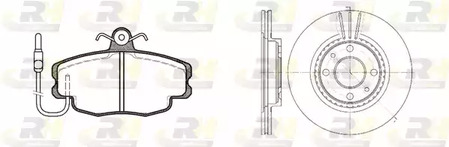 8141.02 ROADHOUSE Комплект тормозов, дисковый тормозной механизм