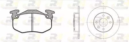 8144.01 ROADHOUSE Комплект тормозов, дисковый тормозной механизм