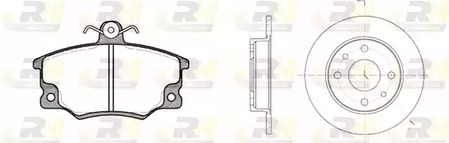 8146.00 ROADHOUSE Комплект тормозов, дисковый тормозной механизм