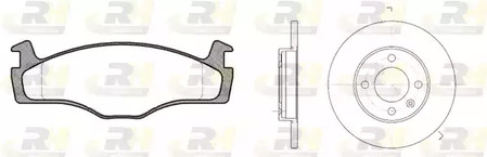 8171.01 ROADHOUSE Комплект тормозов, дисковый тормозной механизм