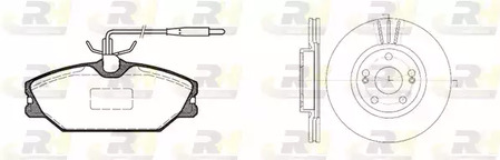 8208.05 ROADHOUSE Комплект тормозов, дисковый тормозной механизм