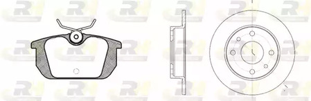 8231.00 ROADHOUSE Комплект тормозов, дисковый тормозной механизм