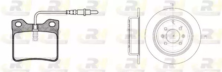 8321.00 ROADHOUSE Комплект тормозов, дисковый тормозной механизм