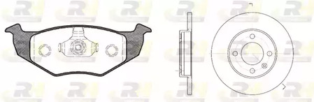 8609.03 ROADHOUSE Комплект тормозов, дисковый тормозной механизм