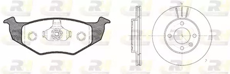 8609.04 ROADHOUSE Комплект тормозов, дисковый тормозной механизм
