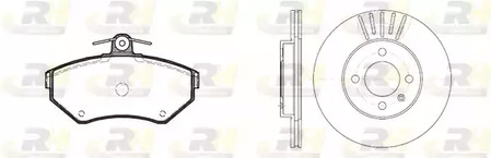 8631.01 ROADHOUSE Комплект тормозов, дисковый тормозной механизм