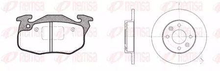 8192.08 REMSA Диск тормозной