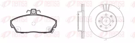 8337.01 REMSA Комплект тормозов, дисковый тормозной механизм