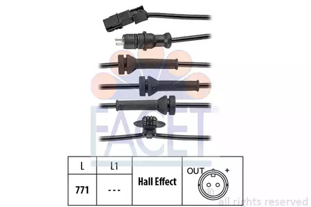 21.0156 FACET датчик АБС
