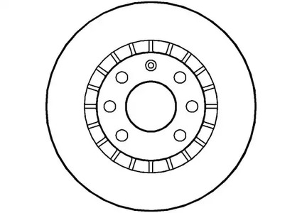 NBD 015 NATIONAL Диск тормозной