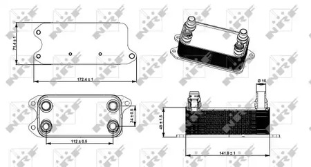 Масляный радиатор NRF 31275