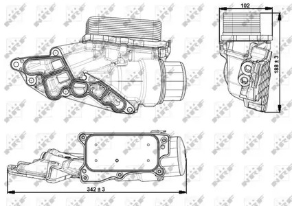 Масляный радиатор NRF 31351