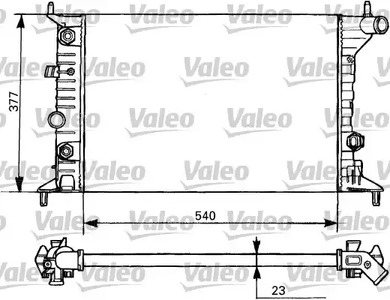 731393 VALEO Радиатор охлаждения двигателя