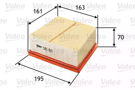 Воздушный фильтр VALEO 585160