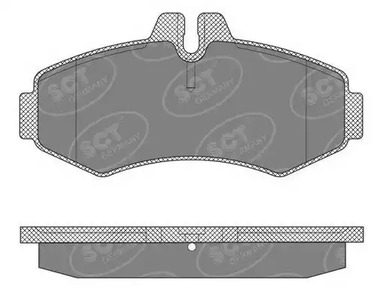 SP624PR SCT Germany Колодки тормозные дисковые