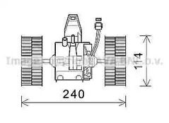 BW8491 AVA QUALITY COOLING Запчасть