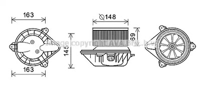 RT8587 AVA QUALITY COOLING Запчасть